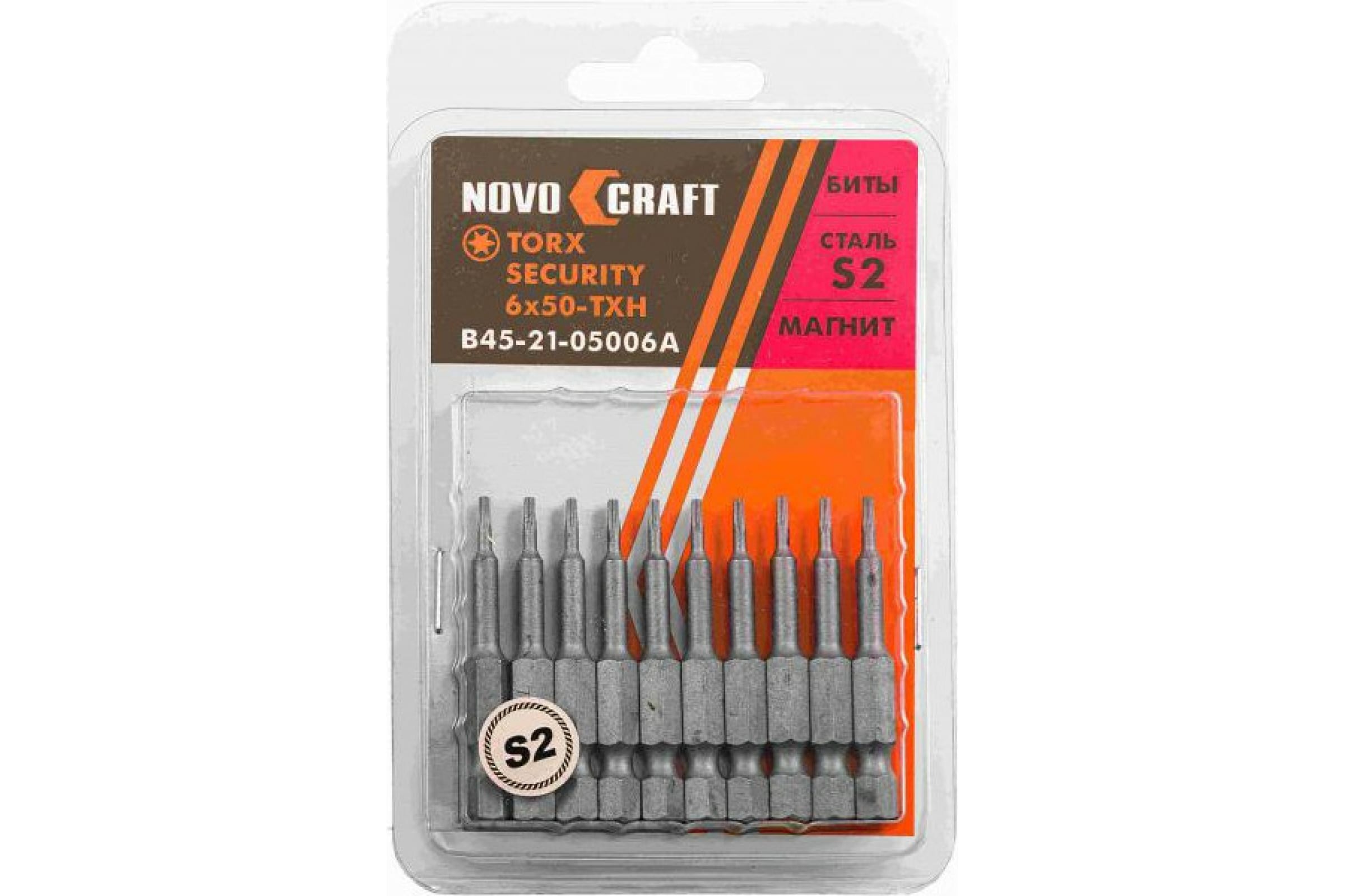 

Novocraft Биты TORX 6 X 50. s2 блистер 10 шт 10 B44-21-05006A