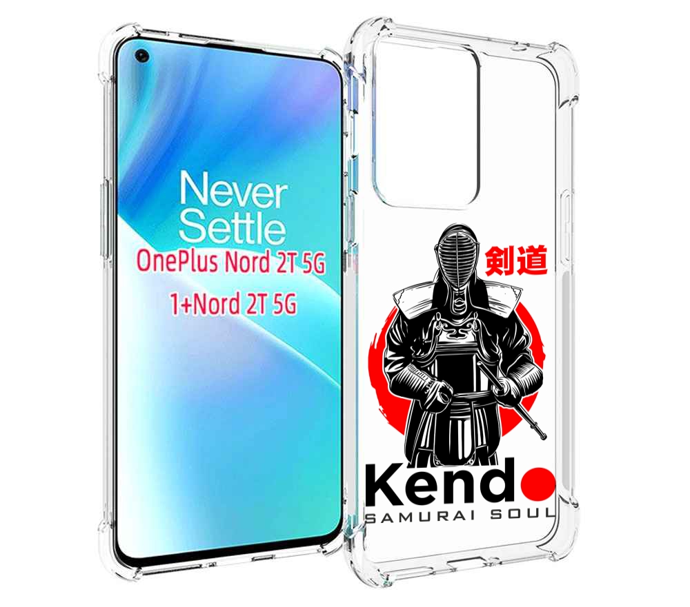 

Чехол MyPads рисованый самурай для OnePlus Nord 2T, Прозрачный, Tocco
