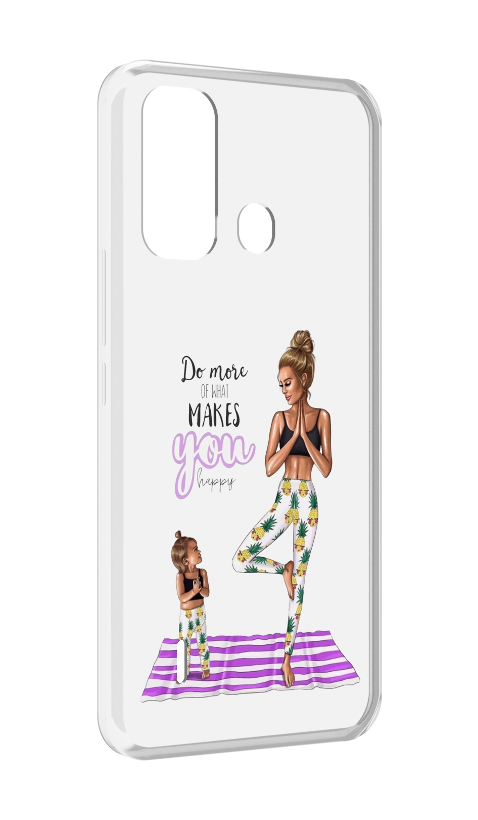 

Чехол MyPads Девочки-в-ананасах для ITEL A49 / A58 / A58 Pro, Прозрачный, Tocco