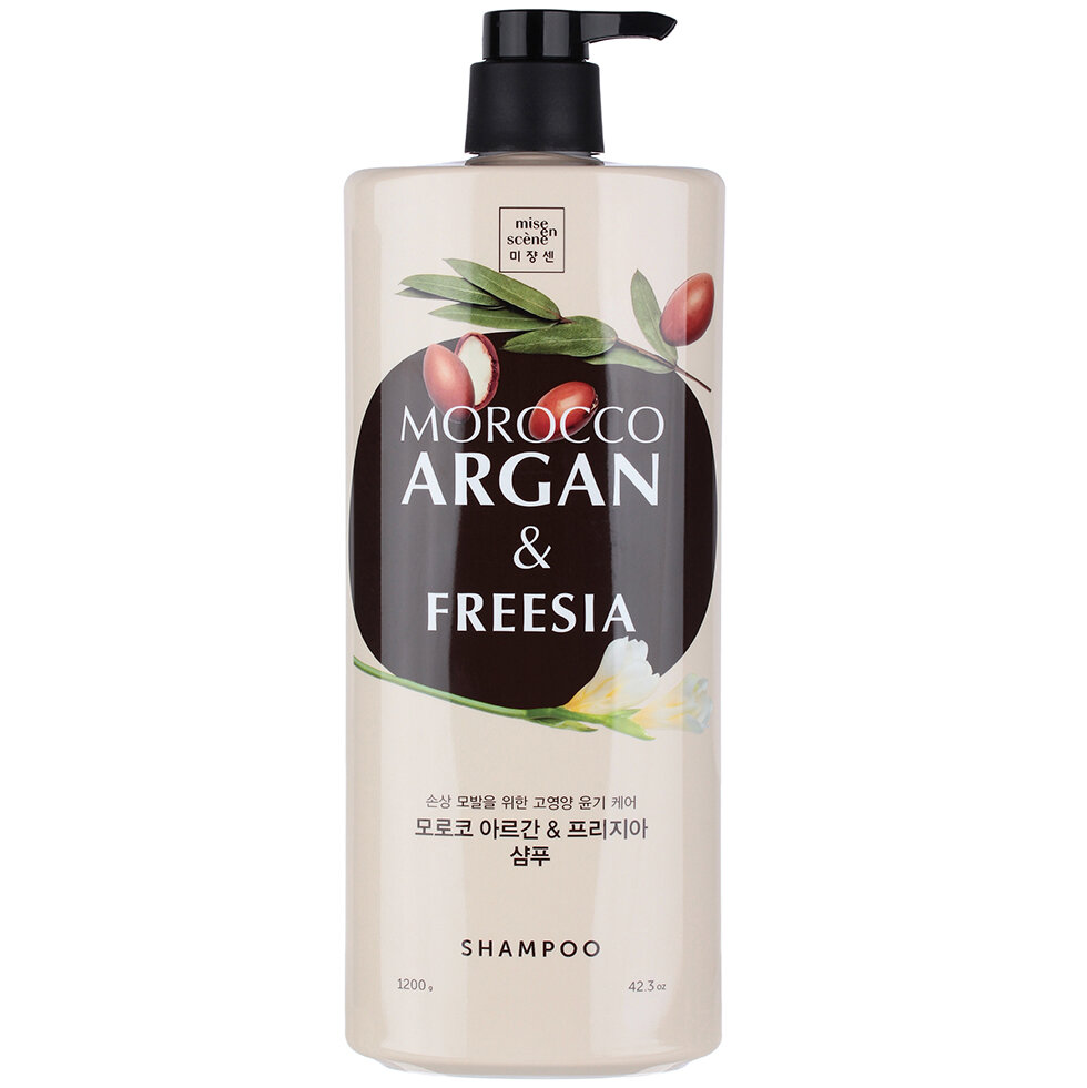 Шампунь для волос Mise En Scene Morocco Argan & Freesia Shampoo 1200 мл