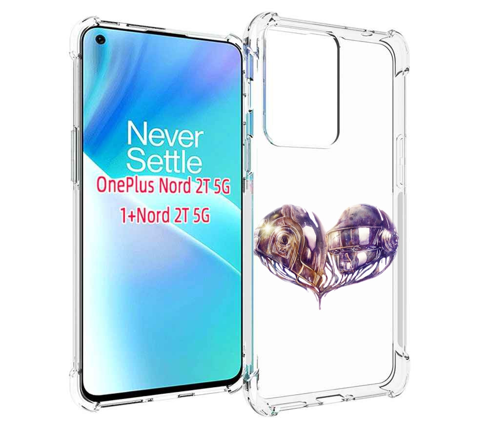 

Чехол MyPads сердце абстракция для OnePlus Nord 2T, Прозрачный, Tocco