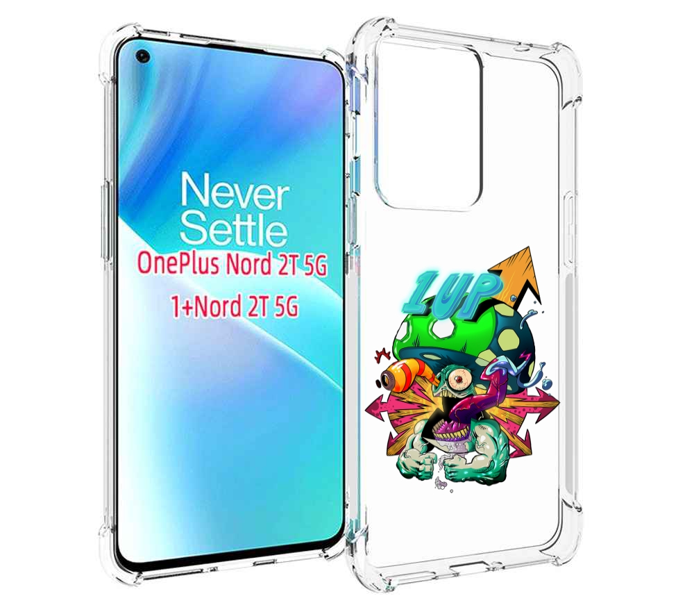 

Чехол MyPads сильный гриб абстракция для OnePlus Nord 2T, Прозрачный, Tocco