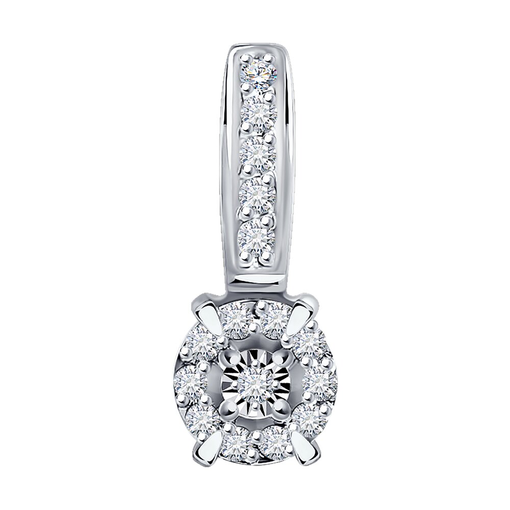 

Кулон из белого золота Diamant 52-230-01923-1, бриллиант, 52-230-01923-1