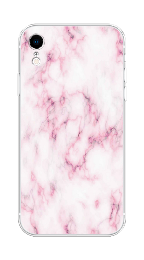 

Чехол Homey на Apple iPhone XR "Мрамор с розовым", Белый;розовый, 12050-1