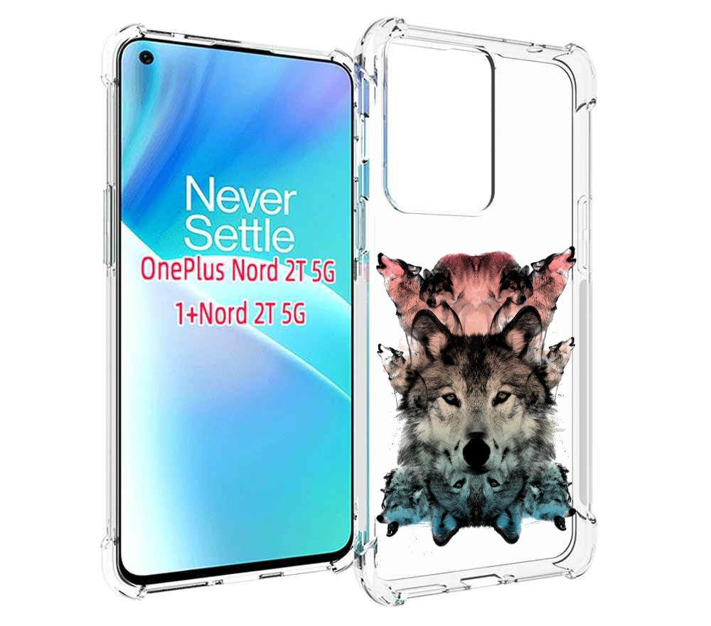 

Чехол MyPads стая для OnePlus Nord 2T, Прозрачный, Tocco