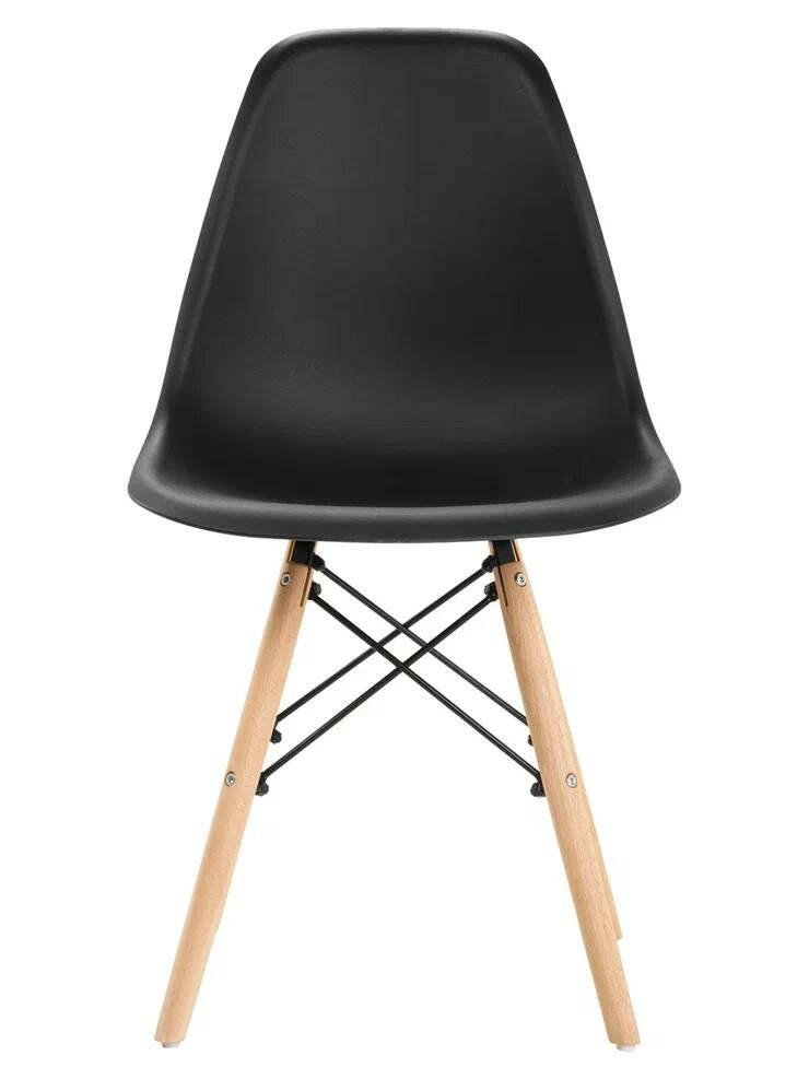 фото Стул leon в стиле eames dsw, черный, 1 шт leon group