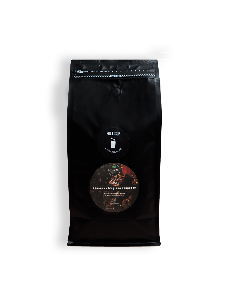 

Кофе в зернах Full Cup Бразилия Mogiana, 1 кг