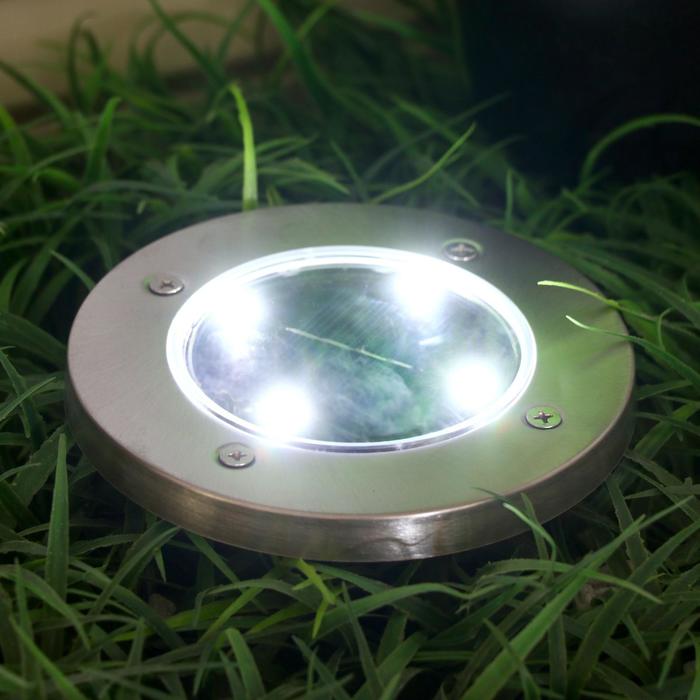 

Садовый светильник Luazon Lighting Грунтовый герметичный светодиодный 4 LED IP65 6500K