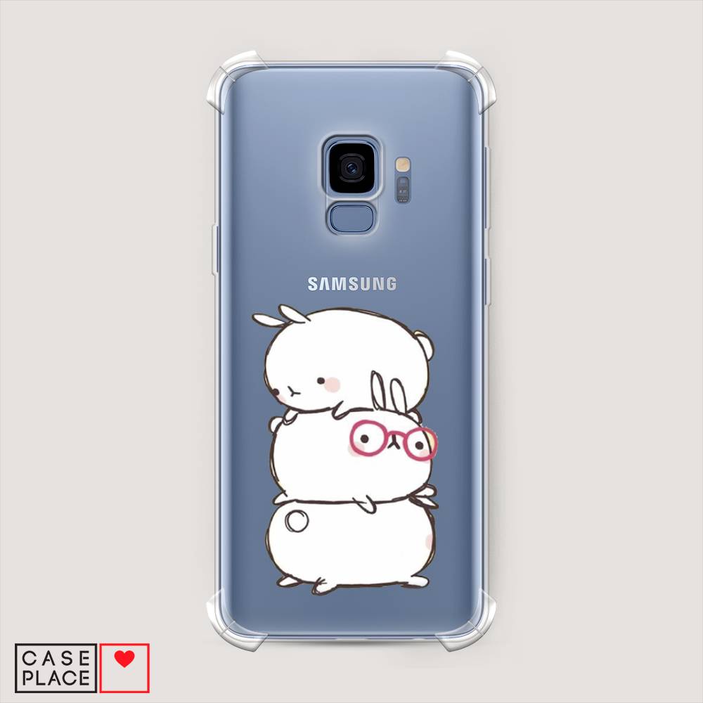 

Чехол Awog на Samsung Galaxy S9 "Бутерброд", Розовый, 25751-1