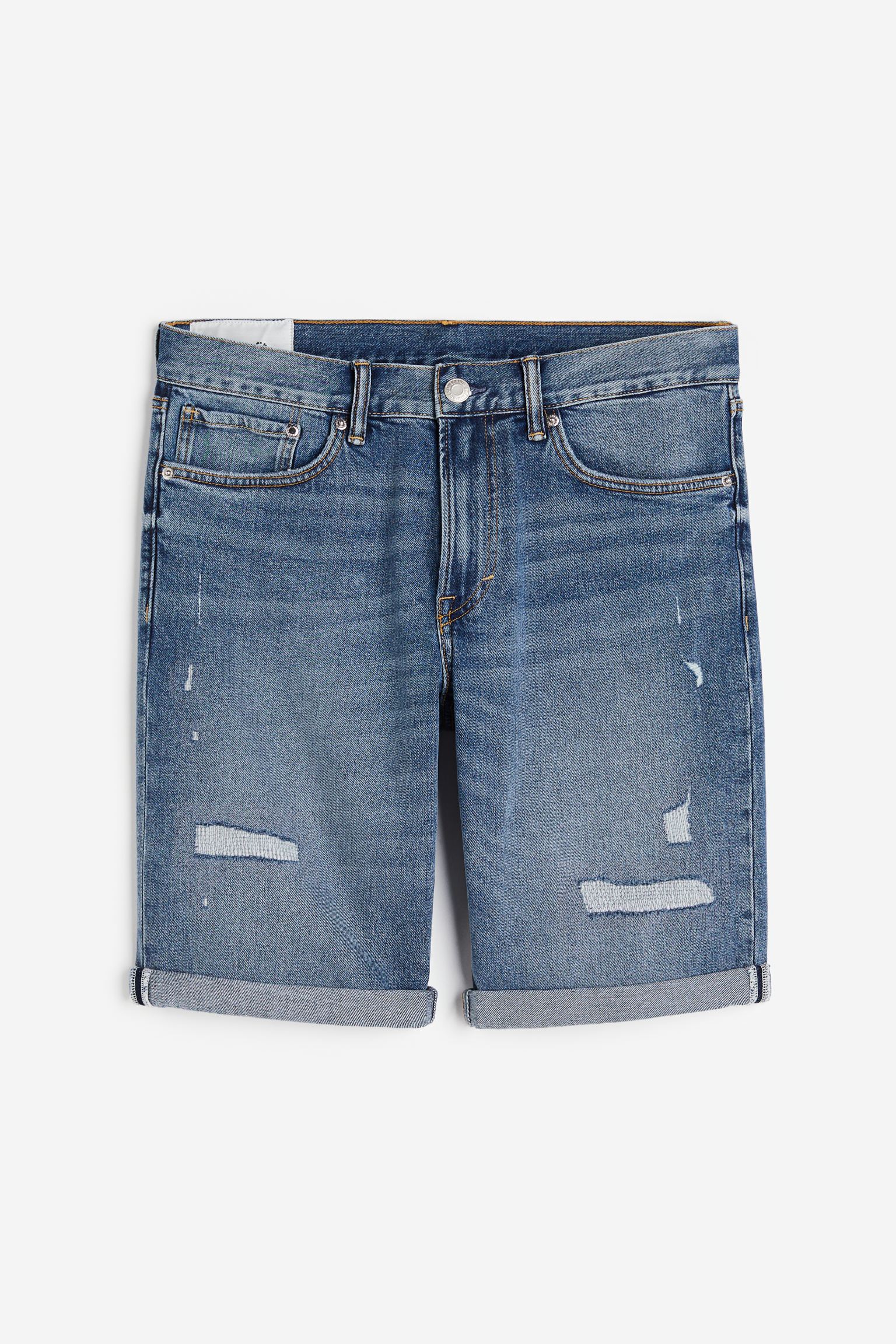 

Джинсовые шорты мужские H&M 1045432016 синие 32 (доставка из-за рубежа), Синий, 1045432016