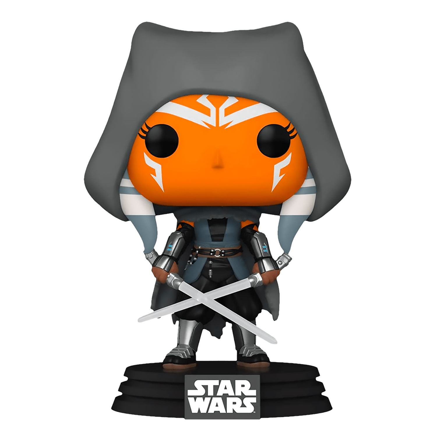 фото Фигурка funko pop! bobble star wars mandalorian ahsoka (hooded) (exc) 58285