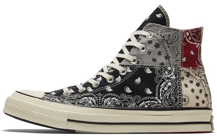 

Кеды унисекс Converse offspring paisley 1970s pathwork chuck черные 37.5 EU, Черный, offspring paisley x Converse 1970s pathwork chuck