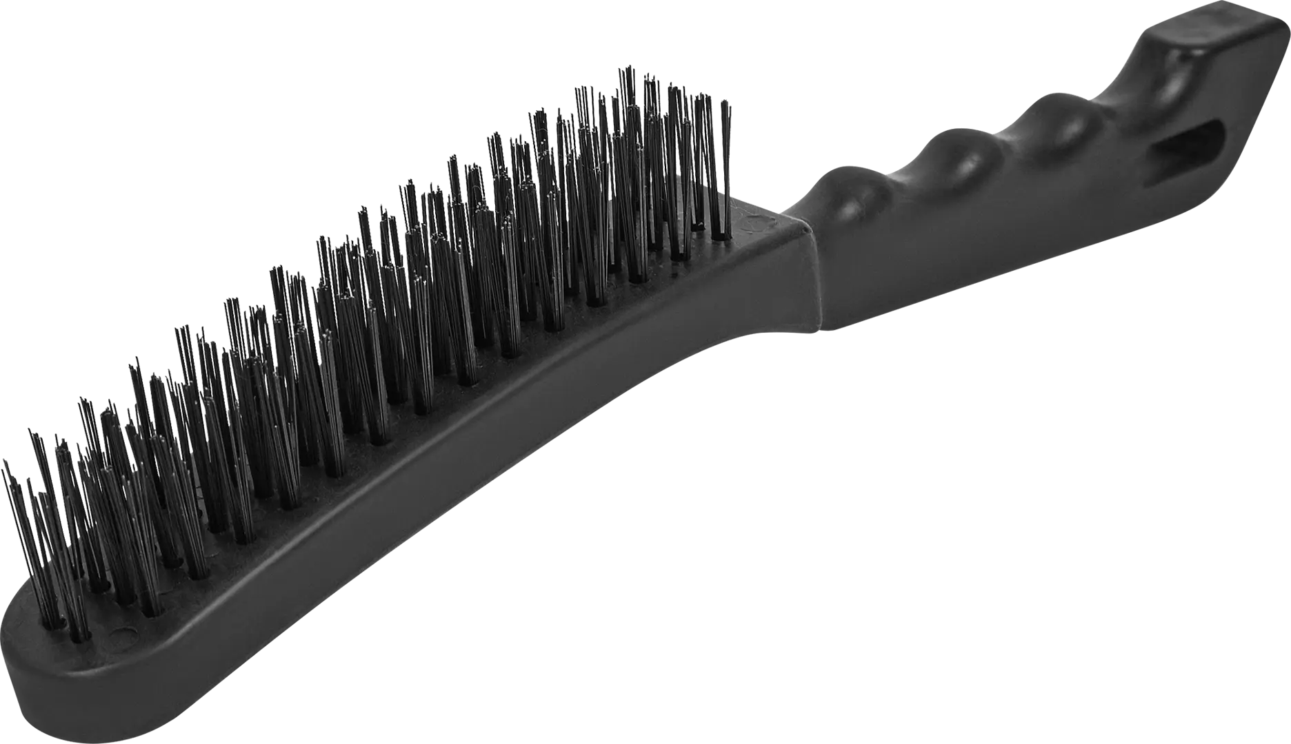 Щетка по металлу четырехрядная Vertextools пластиковая ручка 270 мм щетка для удаления пыли автомобильная 30 см