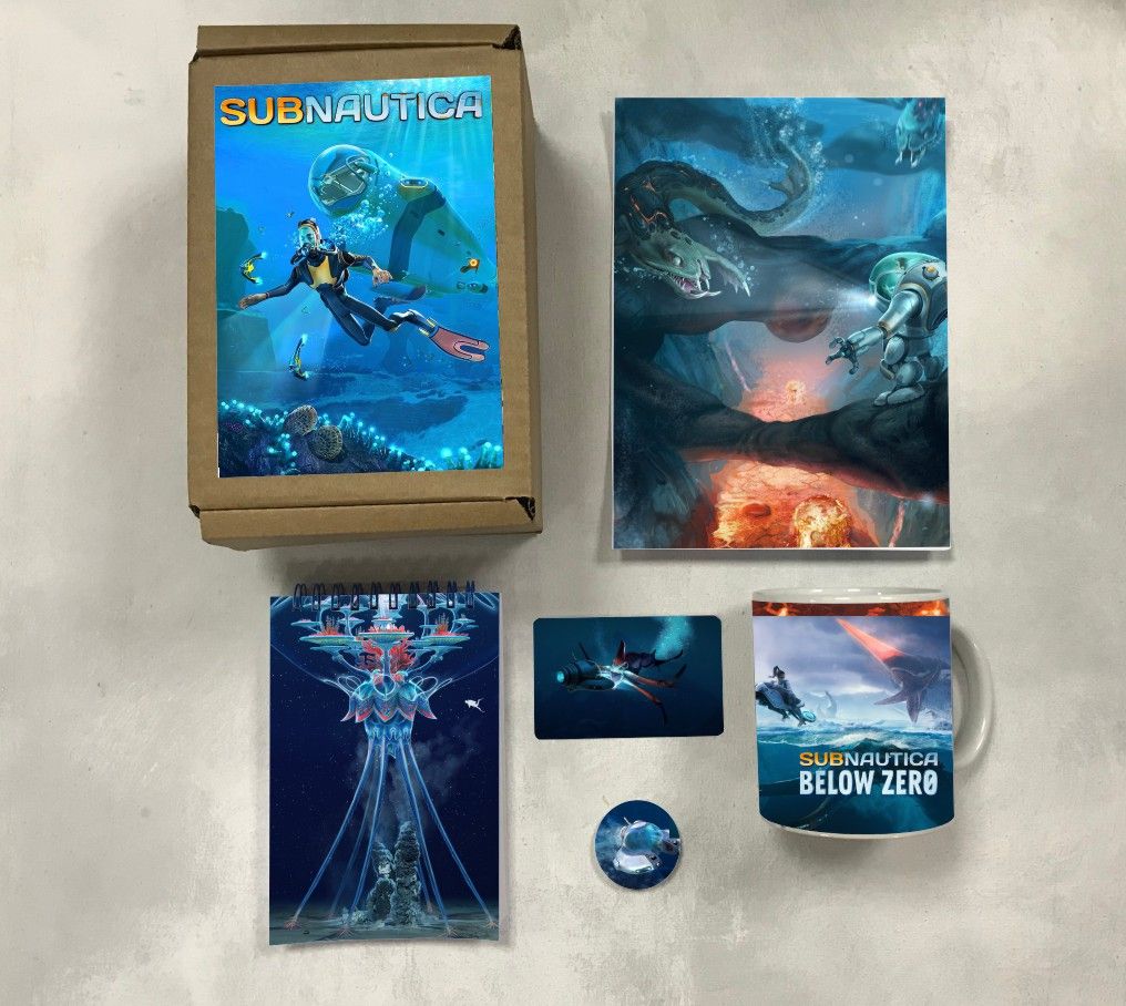 

Бокс с подарком Subnautica, Сабнатика - 0003, 080523-3, 5 предметов