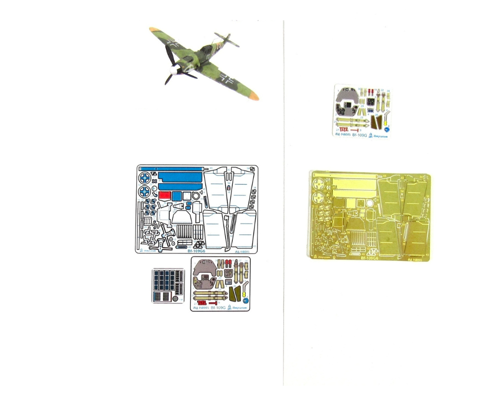 

MD 048005 Фототравление для Bf-109G6 Звезда цветные объмные приборные доски