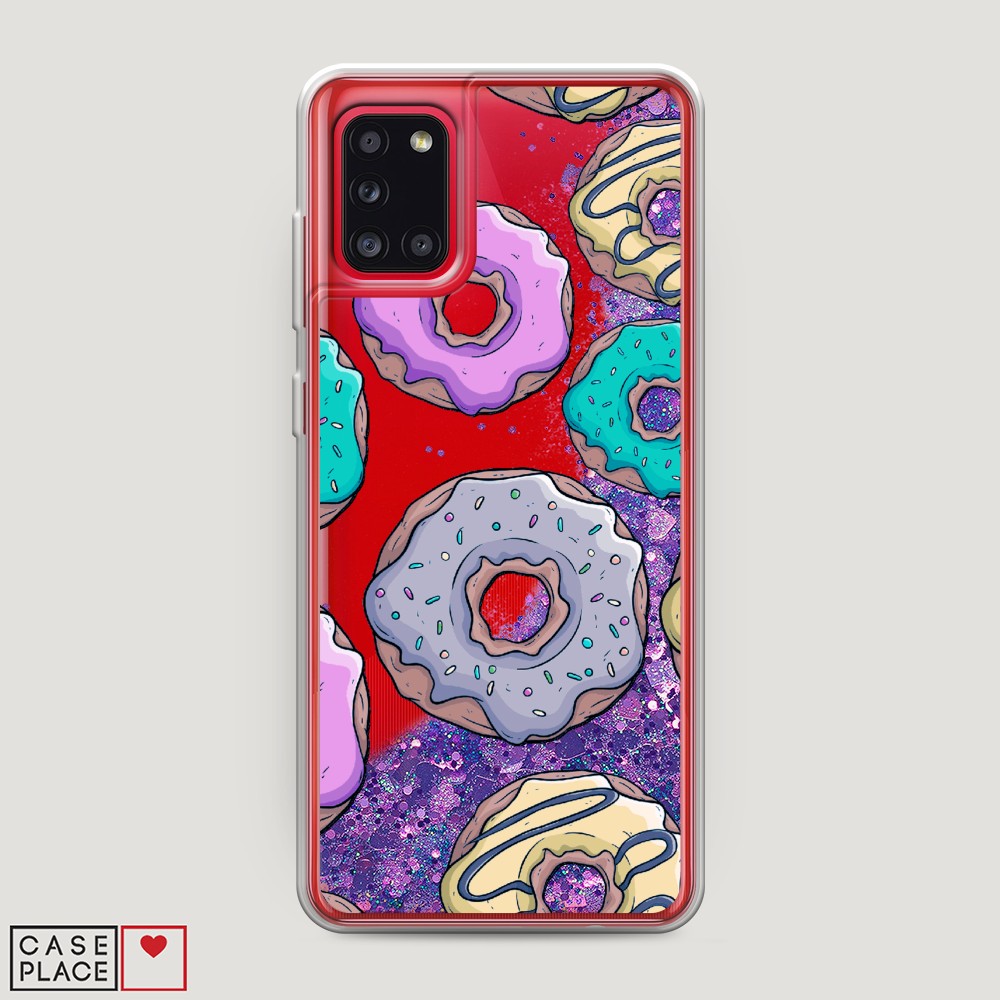 

Чехол Awog на Samsung Galaxy A31 / Самсунг A31 "Разноцветные пончики в глазури 2", Разноцветный, 2100392-1