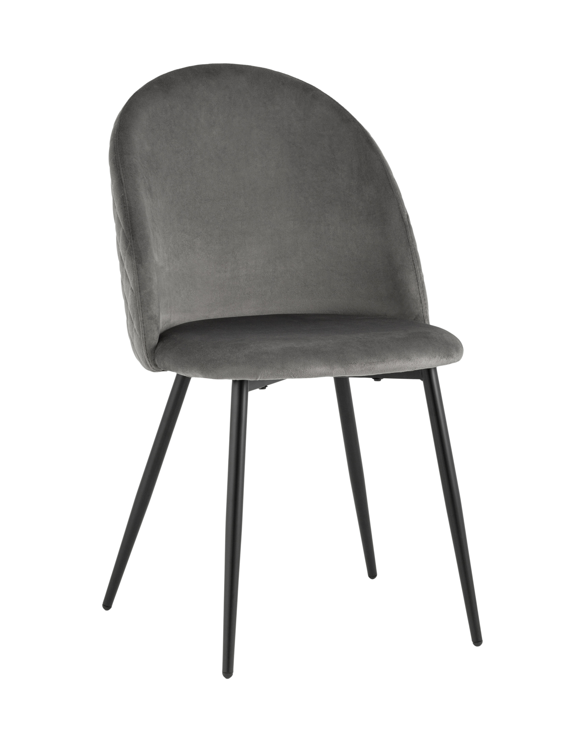 фото Стул для кухни lilly, велюр антрацитовый stool group