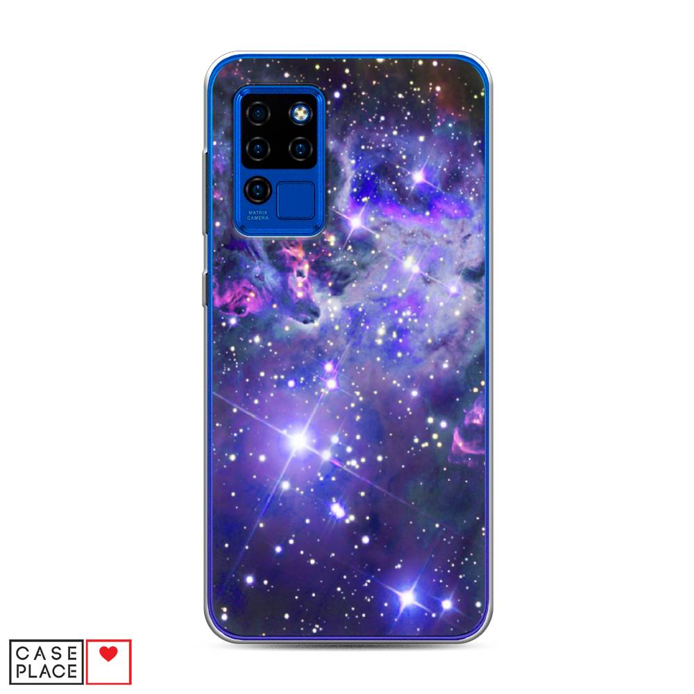 

Чехол Awog на Oukitel C21 / Оукитель C21 "Яркая галактика", Фиолетовый, 230350-4