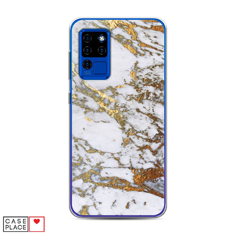 

Чехол Awog на Oukitel C21 / Оукитель C21 "Белый мрамор", 230350-3