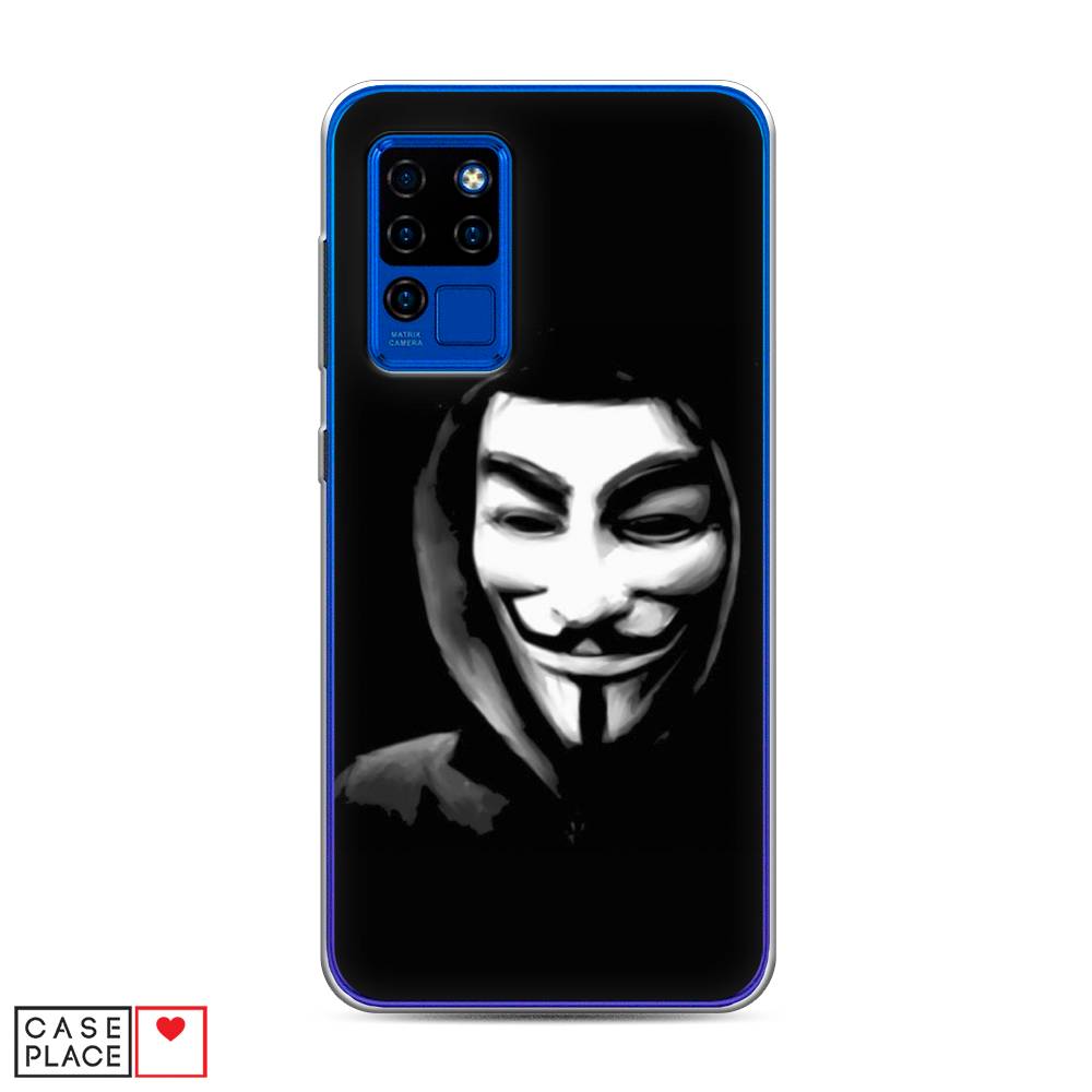 

Чехол Awog на Oukitel C21 / Оукитель C21 "Анонимус", Черный;серый;белый, 230350-5