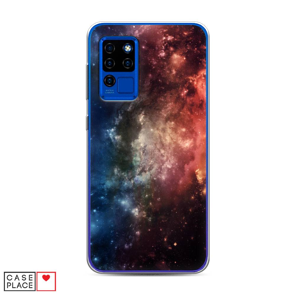 

Чехол Awog на Oukitel C21 / Оукитель C21 "Космос", Синий;бежевый;красный, 230350-4