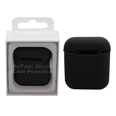 Чехол Airpods Silicon Case Protection черный