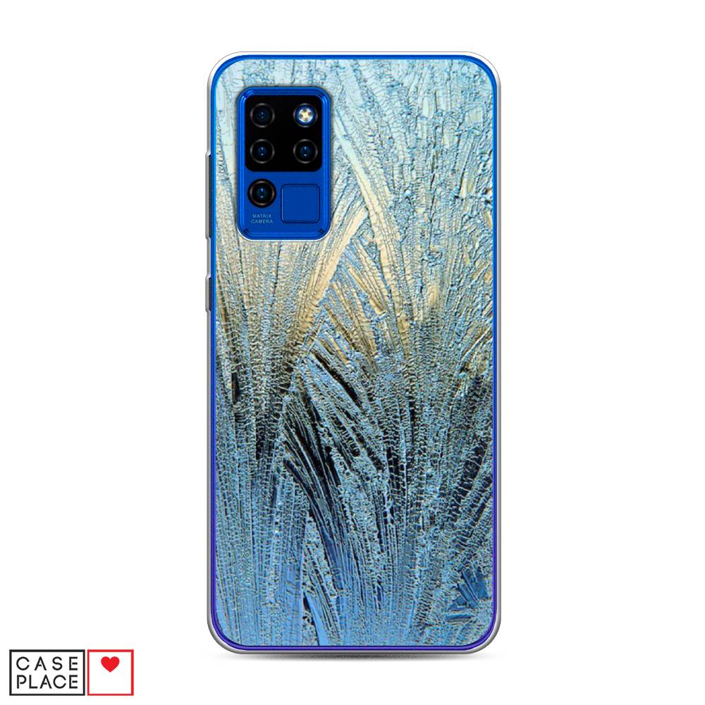 

Чехол Awog на Oukitel C21 / Оукитель C21 "Лёд", Голубой, 230350-4