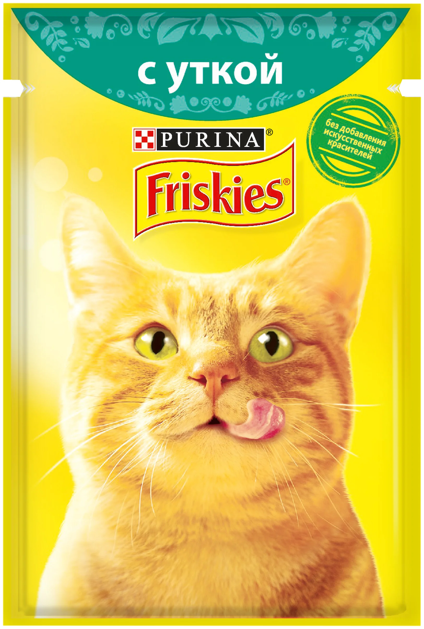 

Влажный корм Friskies для кошек с уткой в подливе 85 г