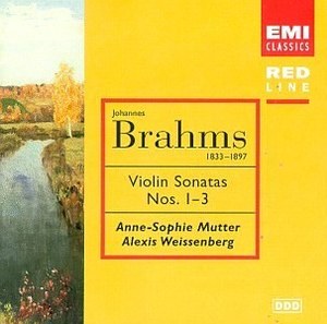 Johannes Brahms: Violin Sonatas 1-3. Alexis Weissenberg & Anne-Sophie Mutter