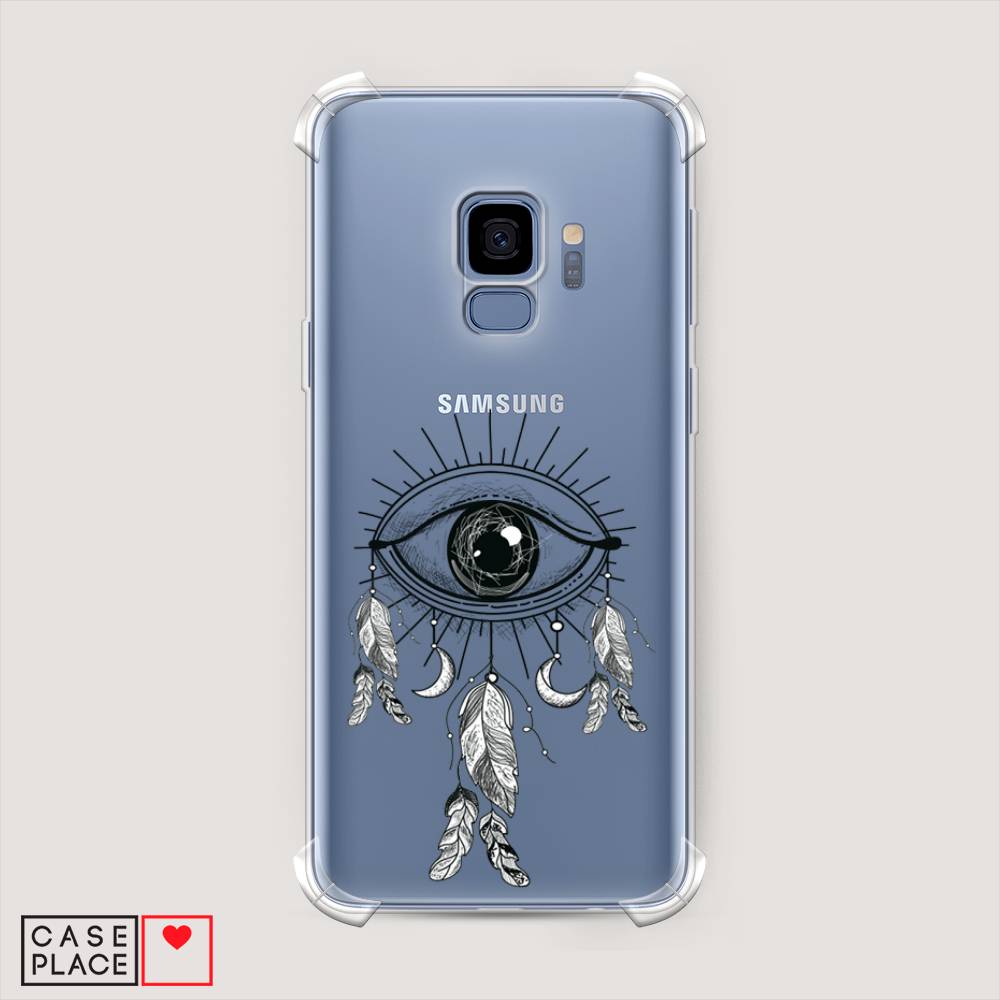 

Чехол Awog на Samsung Galaxy S9 "Всевидящее око-ловец снов", Серый, 25751-1