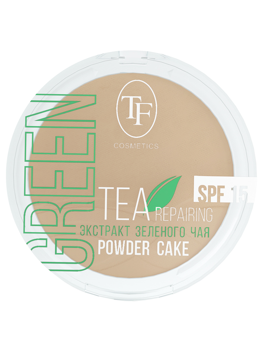 Пудра TF cosmetics Green Tea с экстрактом зеленого чая тон 04 натуральный беж