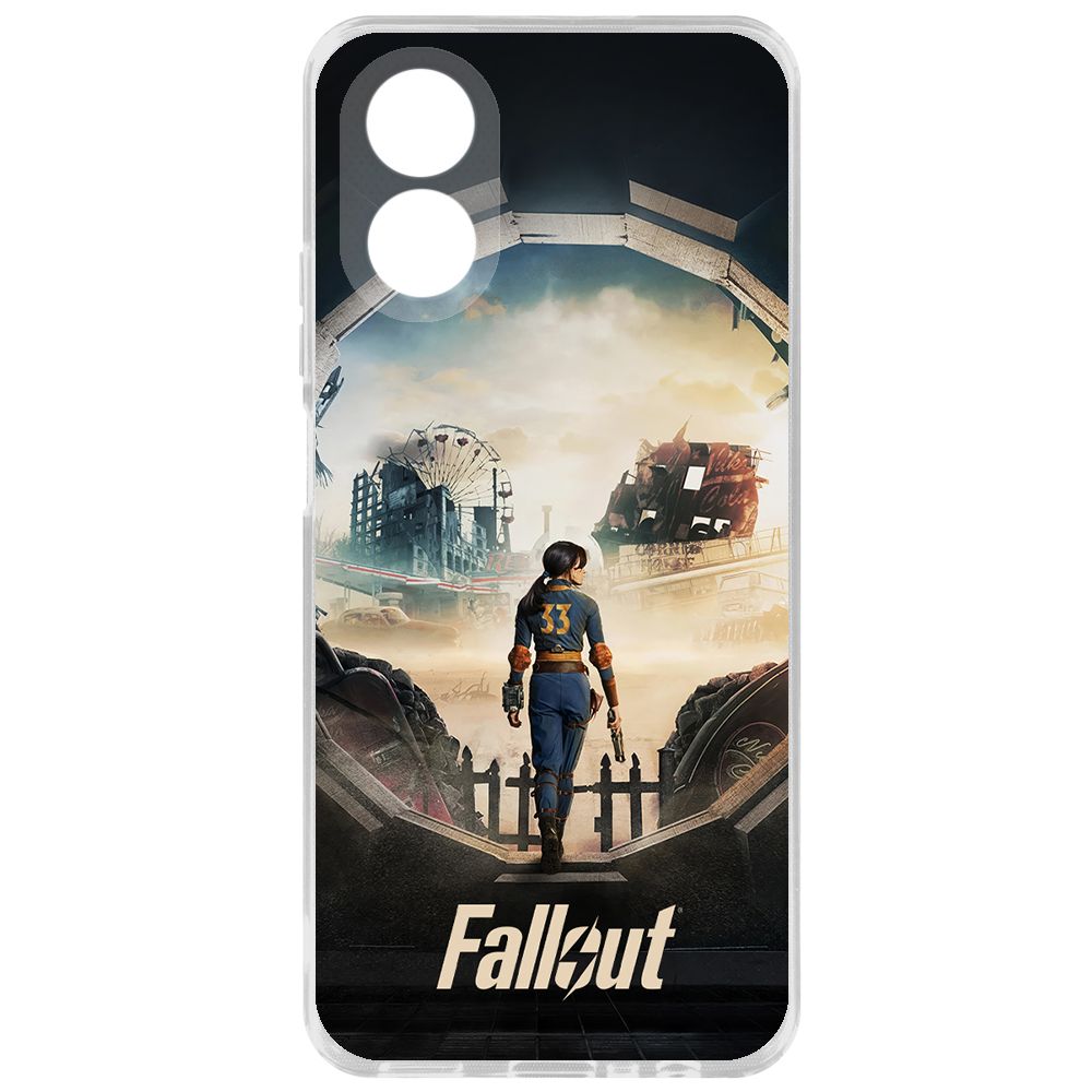 

Чехол-накладка Krutoff Clear Case Фоллаут (Fallout) - Убежище 33 для Oppo A18, Прозрачный