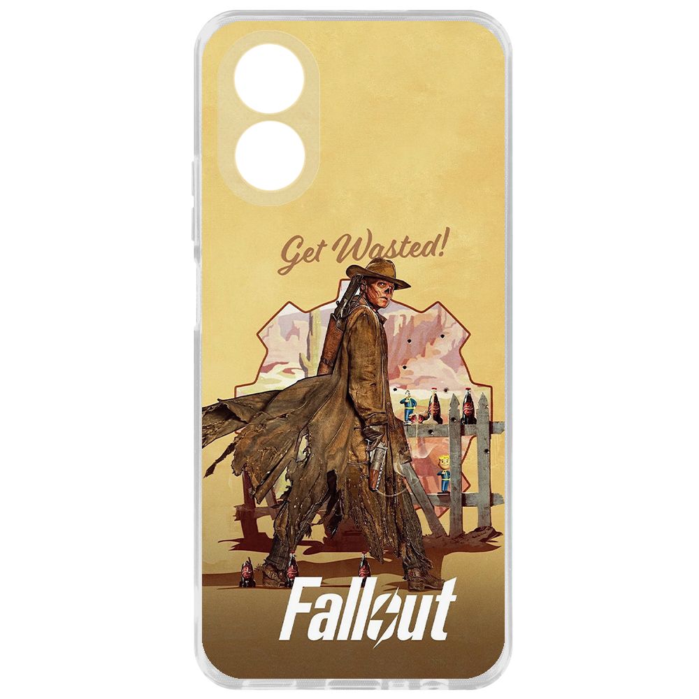 

Чехол-накладка Krutoff Clear Case Фоллаут (Fallout) - Давай напьемся! для Oppo A18
