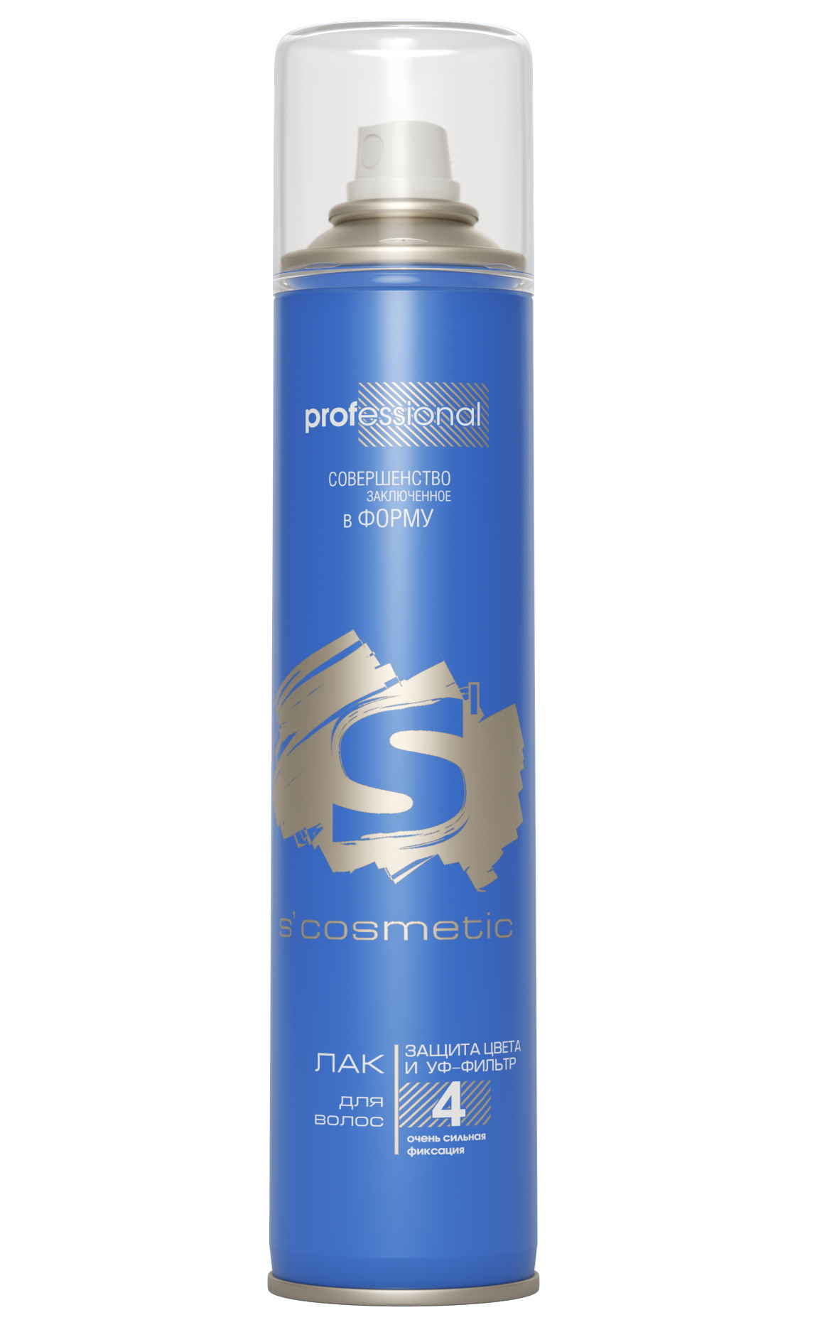 Лак для волос S'cosmetic защита цвета и УФ-фильтр 360 мл