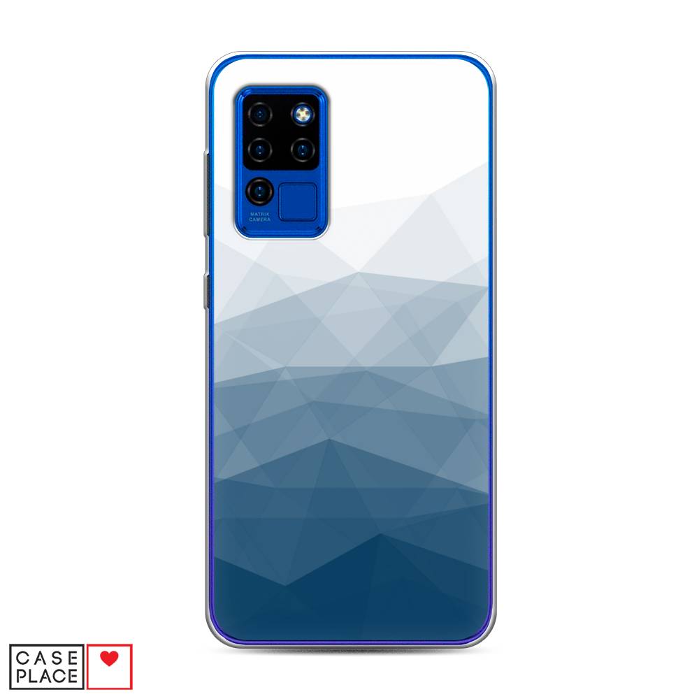 

Чехол Awog на Oukitel C21 / Оукитель C21 "Абстракция небо", Синий;голубой;белый, 230350-3