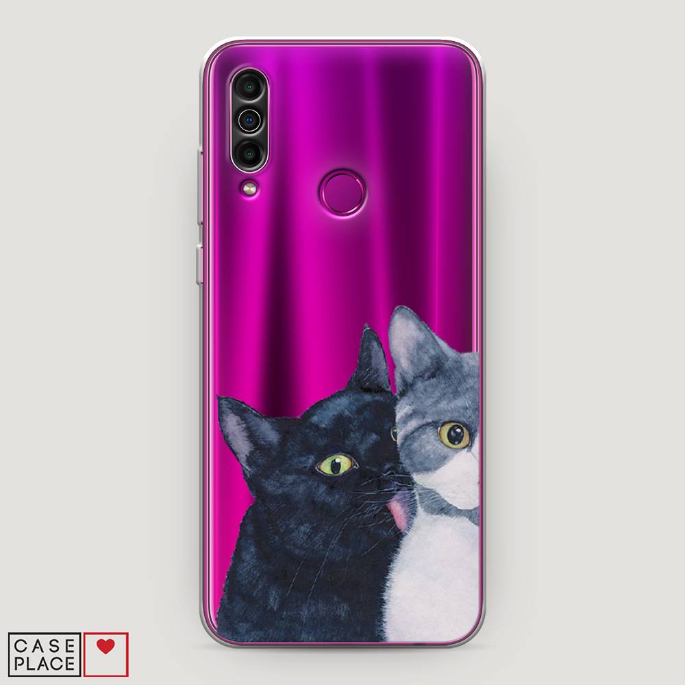 

Чехол Awog на Meizu M10 "Кошачья любовь", Синий, 73850-1