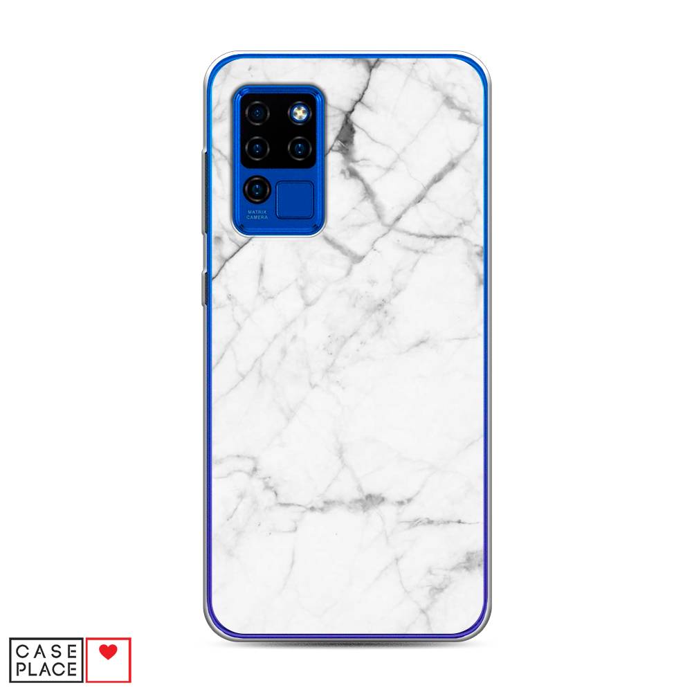 

Чехол Awog на Oukitel C21 / Оукитель C21 "Светлый мрамор", Серый, 230350-3