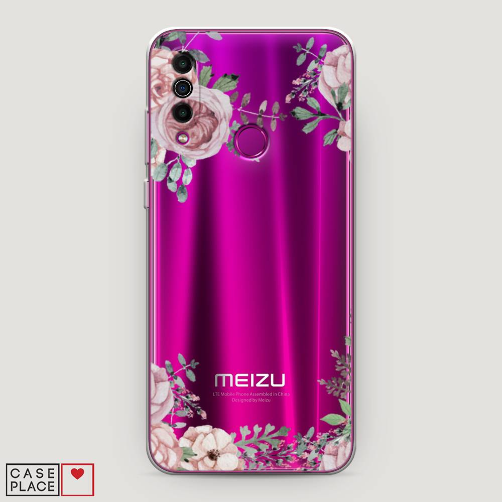 

Чехол Awog на Meizu M10 "Нежные розы акварель", Прозрачный;розовый;зеленый, 73850-8