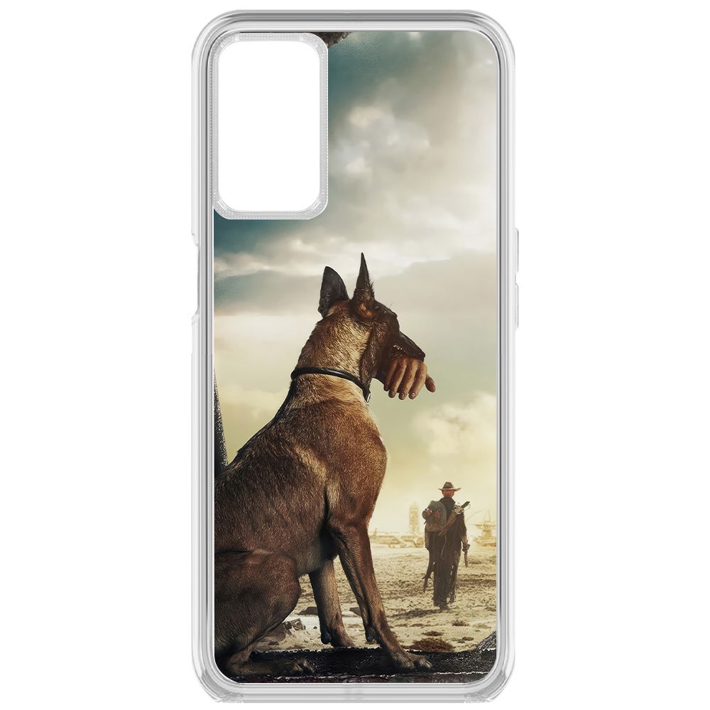 

Чехол-накладка Krutoff Clear Case Фоллаут (Fallout) - Псина для Oppo A55