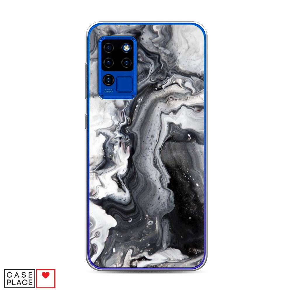 

Чехол Awog на Oukitel C21 / Оукитель C21 "Бело-черные сложные полосы", Серый;серебристый;белый, 230350-3