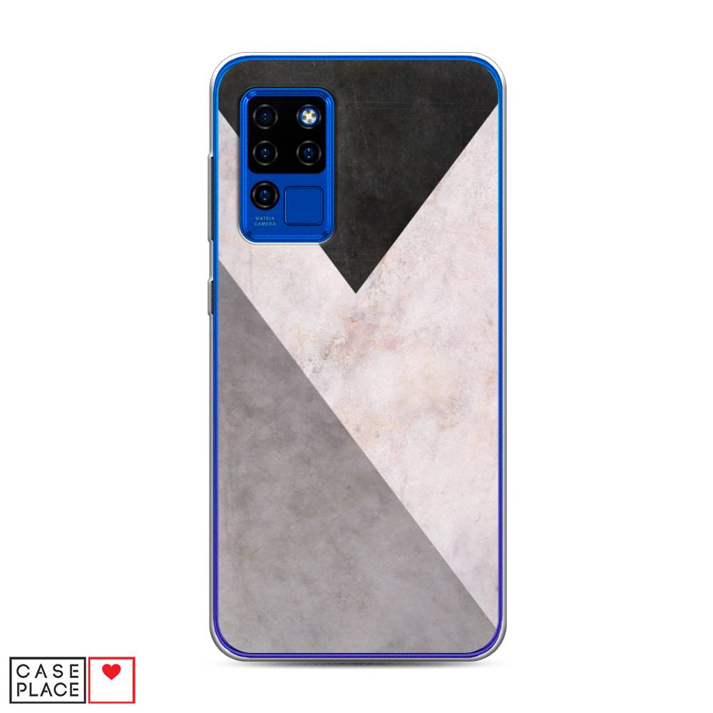 

Чехол Awog на Oukitel C21 / Оукитель C21 "Геометричный мрамор", Бежевый, 230350-3