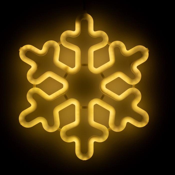 

Световая фигура Luazon Lighting Снежинка Р00011586 белый теплый, Снежинка