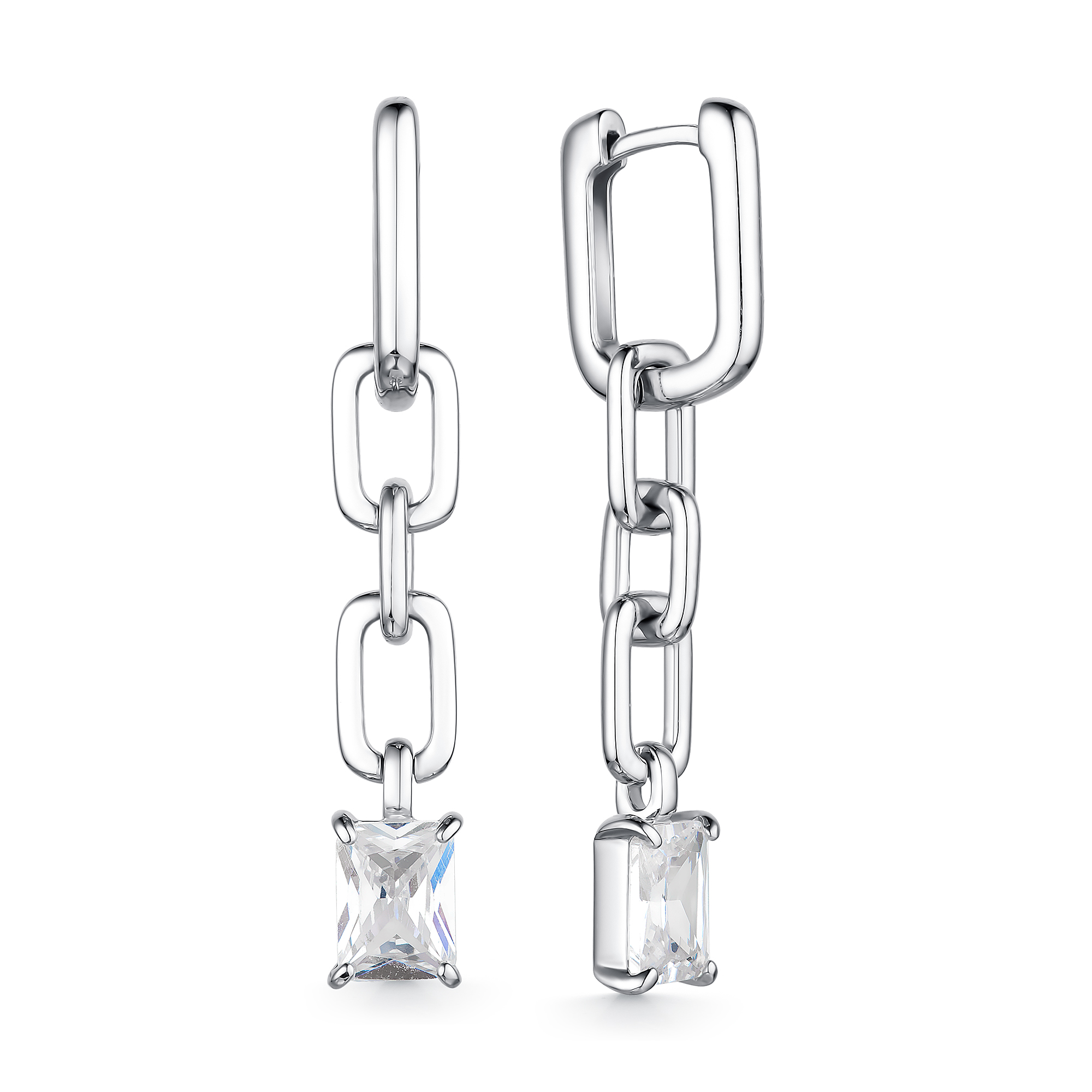 

Серьги из серебра с фианитом 02-2646/00КЦ-00 АЛЬКОР, 02-2646/00КЦ-00