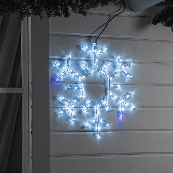 

Световая фигура Luazon Lighting Снежинка Р00011586 синий; белый, Снежинка