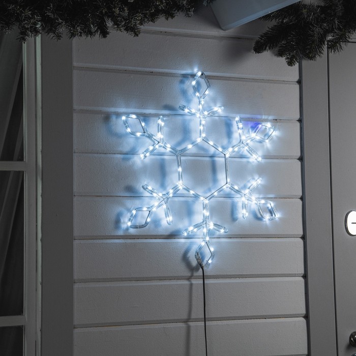 

Световая фигура Luazon Lighting Снежинка Р00011586 белый холодный; голубой, Снежинка
