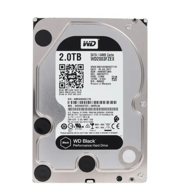 

Hdd Wd Wd2003Fzex 2 Тб, Black