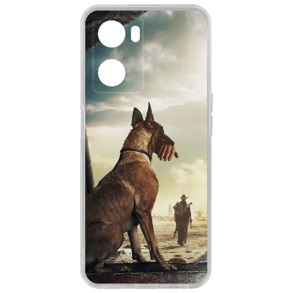 

Чехол-накладка Krutoff Clear Case Фоллаут (Fallout) - Псина для Oppo A57s, Прозрачный