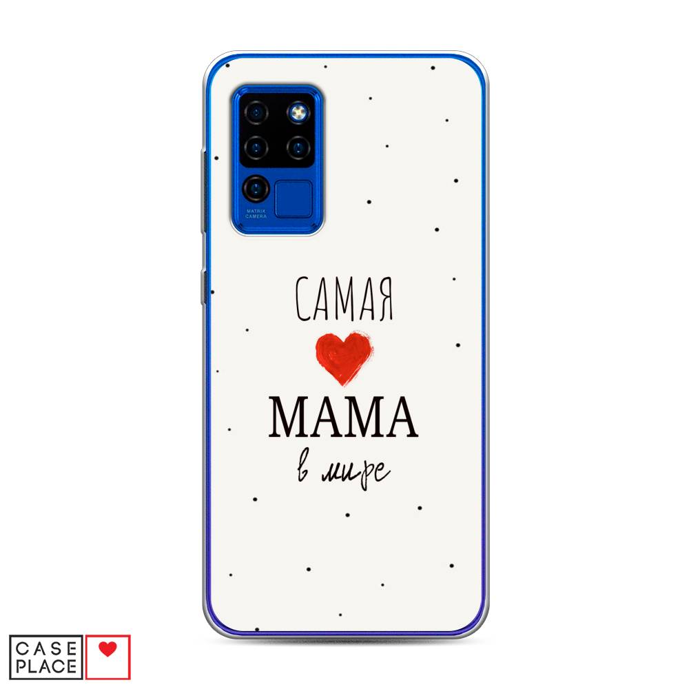 

Чехол Awog на Oukitel C21 / Оукитель C21 "Самая любимая мама", Красный;черный;бежевый, 230350-6