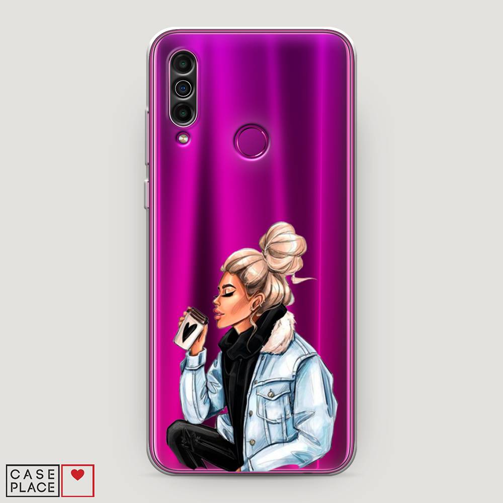 

Чехол Awog на Meizu M10 "Cute girl", Коричневый;бежевый, 73850-7