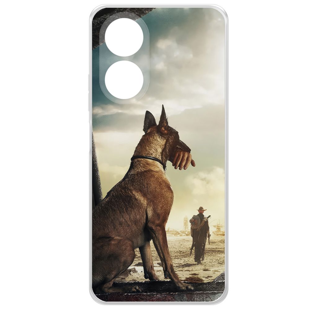 

Чехол-накладка Krutoff Clear Case Фоллаут (Fallout) - Псина для Oppo A58 4G, Прозрачный